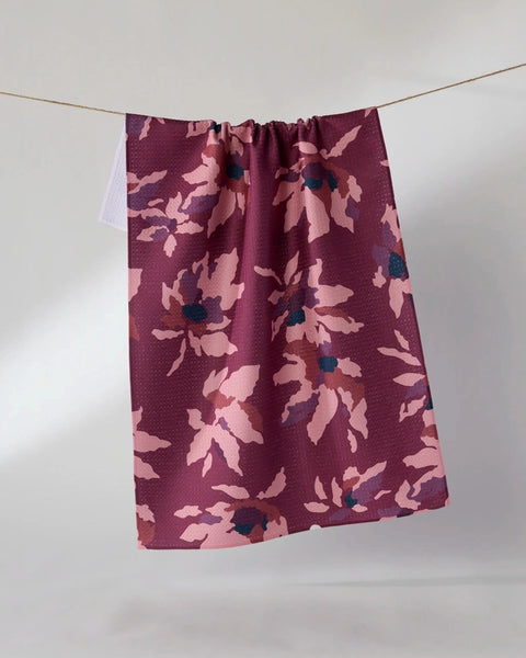 Mulberry Bloom Tea Towel