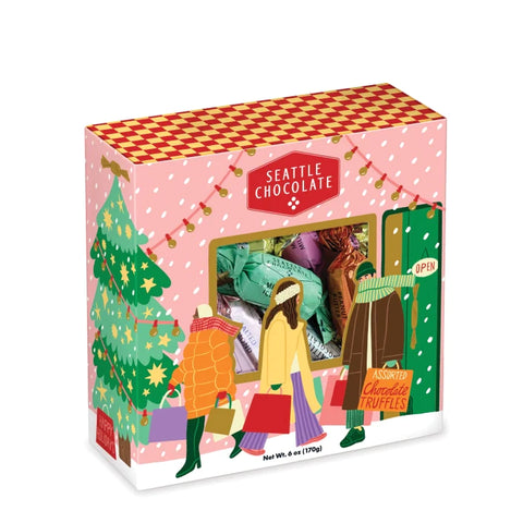 Holiday Window Shopping Truffle Box