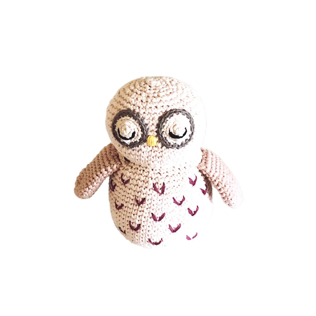 Woodland Baby Owl Rattle The Flourish Market
