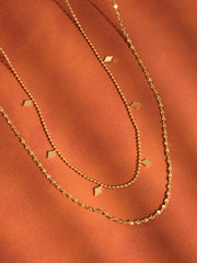 Arômes 18K Layered Tassel Necklace
