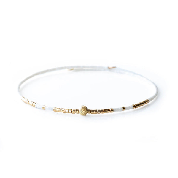 Sprinkles Bangle - White