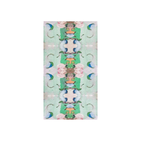 Monet's Garden Green Guest Towels