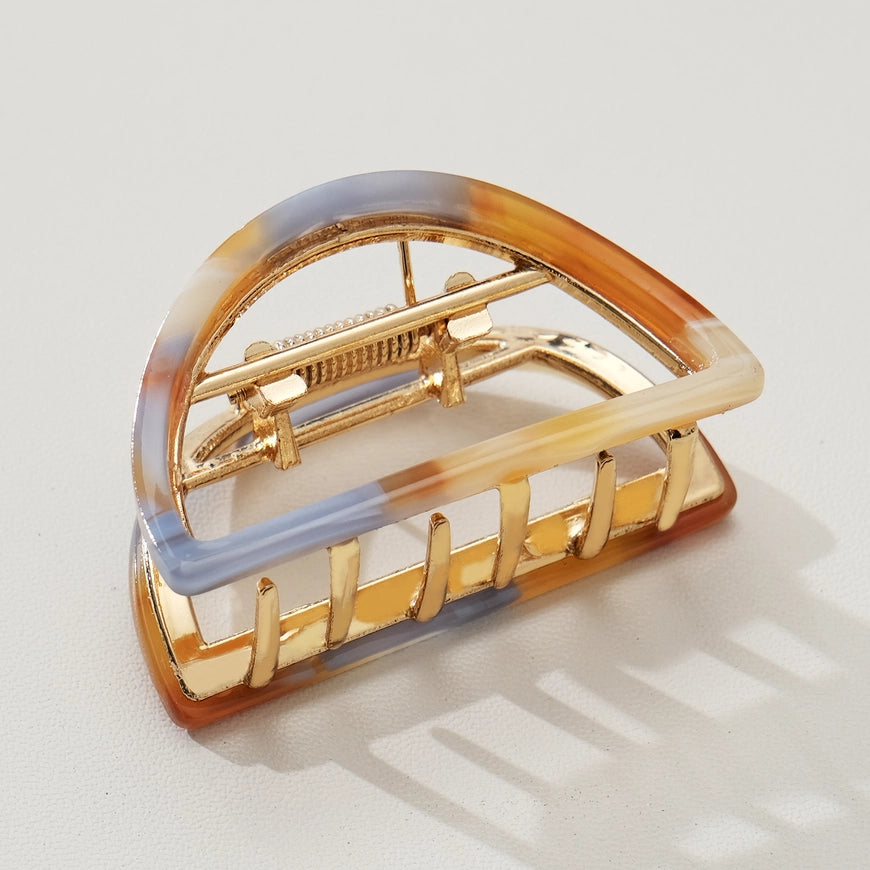 Rosalie Small Half Moon Metal Clip - Desert Dusk