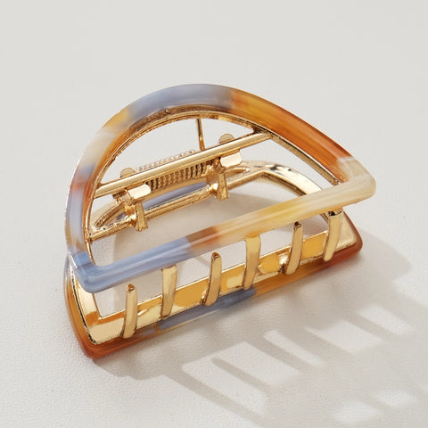 Rosalie Small Half Moon Metal Clip - Desert Dusk