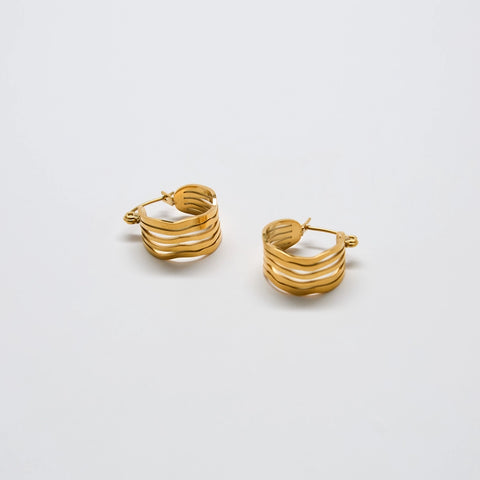 Cut-Out Hoop Earrings
