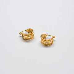 Cut-Out Hoop Earrings