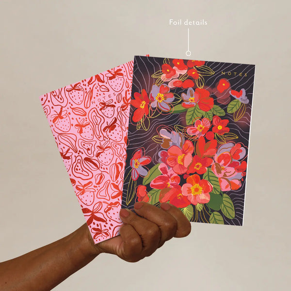 Night Flowers Notebook Set