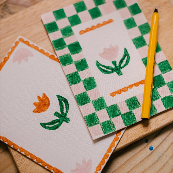 Stationary Kit - Tulip Print