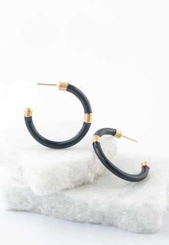 Radiate Hope Hoops - Black