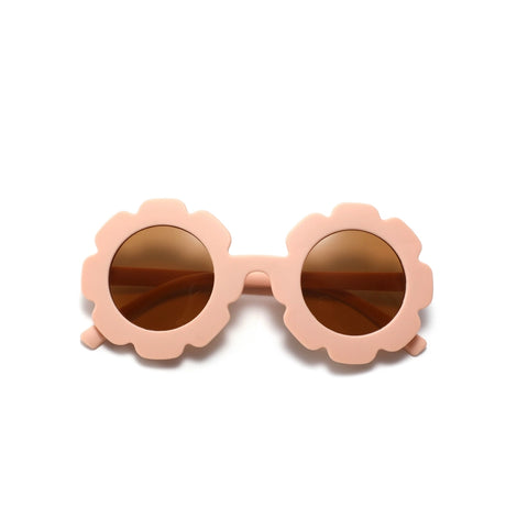 Baby and Toddler Flower Sunglasses - Pale Pink