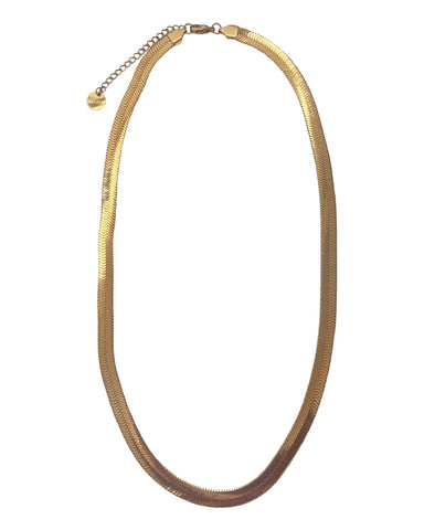 Mia Herringbone Necklace - 18"