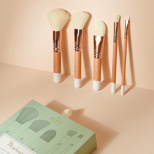 Professional Makeup Brush Set - Natural