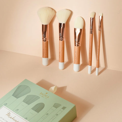 Professional Makeup Brush Set - Natural