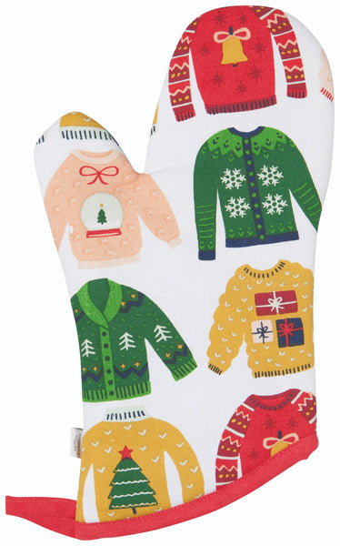 Ugly Christmas Sweater Oven Mitts - Set of 2