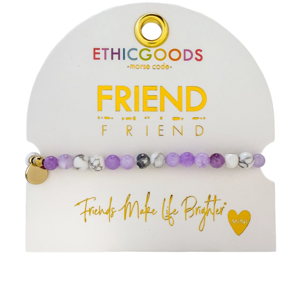 MINI Morse Code Bracelet - Friend