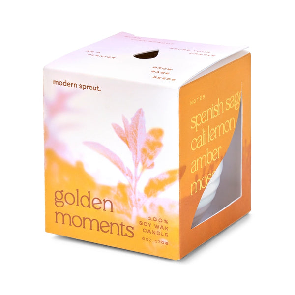 Garden Vibes Candle / Planter - Golden Moments