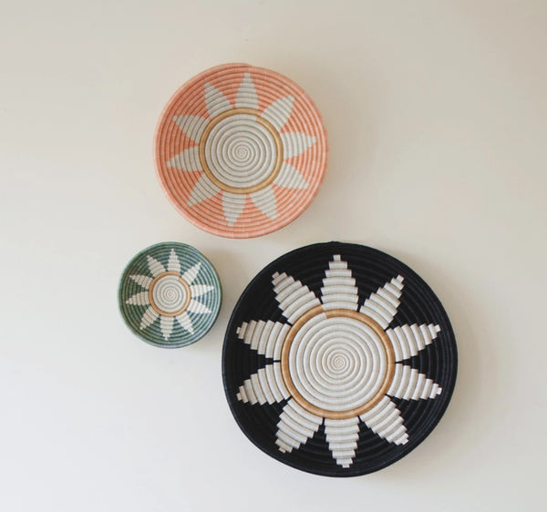 Zuba Woven Bowls - Blush Medium