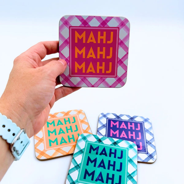 Mahjong Coasters - Set of 4