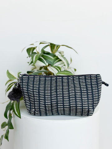 Sofia Hand Block Printed Pouch - Free Gift with Every $75 You Spend