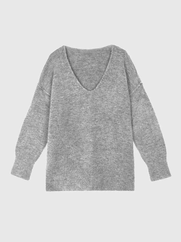 Leah Sweater -- Heather Gray