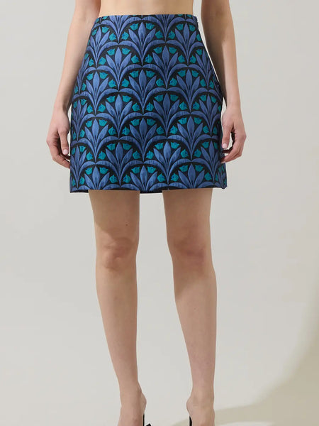 Aurra Skirt -- Blue Black