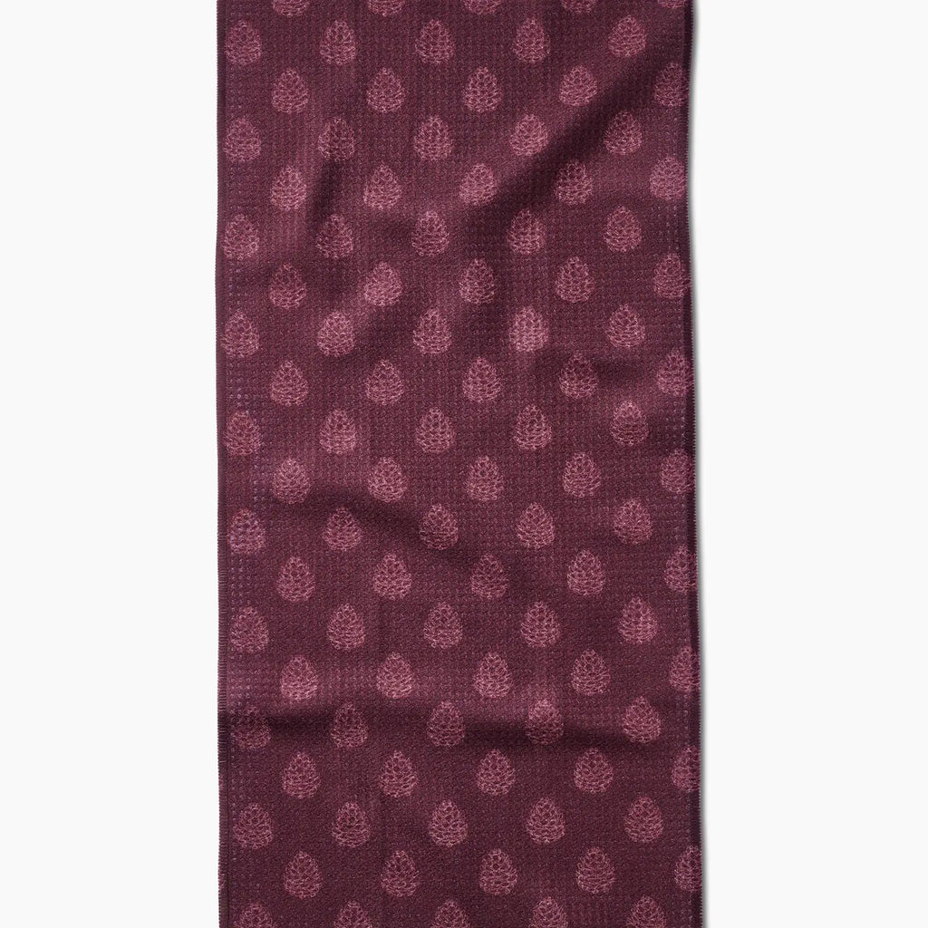 Autry Maroon Bar Towel