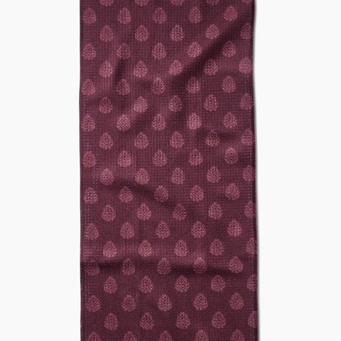 Autry Maroon Bar Towel