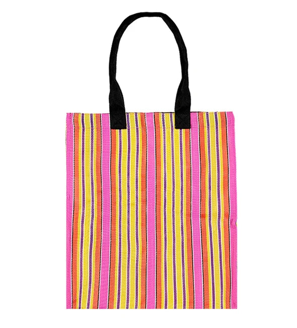 Neyron Rose | Sage | Yellow - Woven Shopper