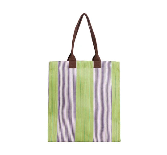 Doge | Pearl | Grass - Woven Shopper