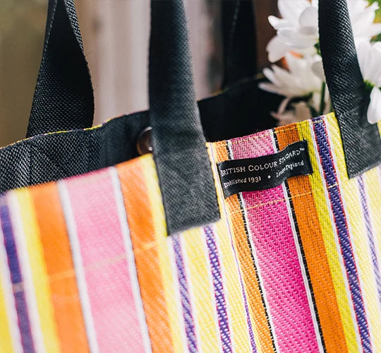 Neyron Rose | Sage | Yellow - Woven Shopper