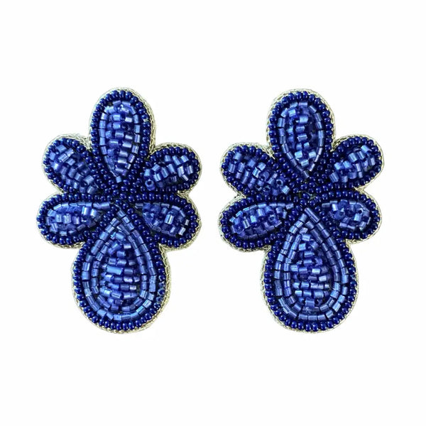 Mercer Earrings - Navy