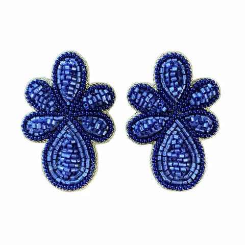Mercer Earrings - Navy