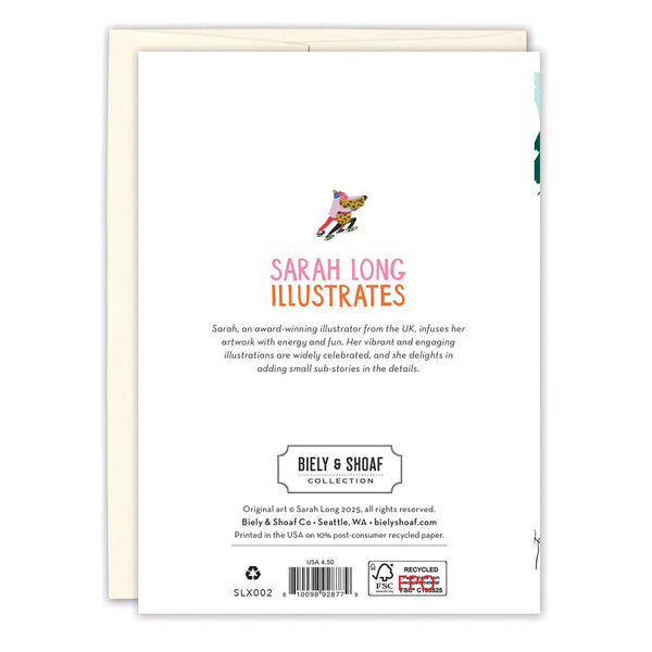 Ice Skaters Boxed Holiday Card Set