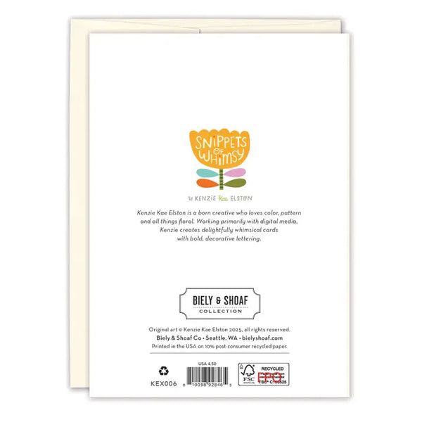 Santa Trimming Tree Holiday Card