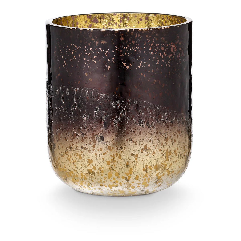 Small Radiant Glass Candle - Midnight Pumpkin