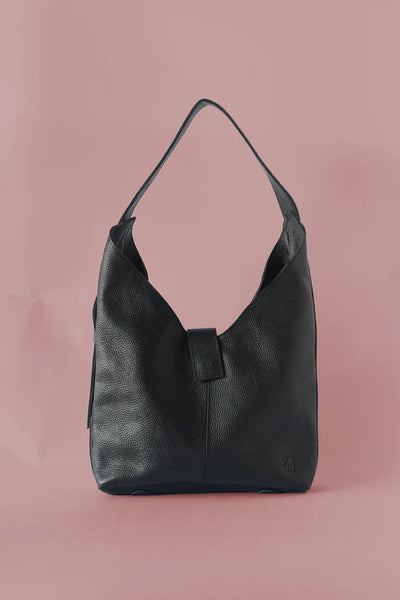 Bindle Bag - Pebbled Black