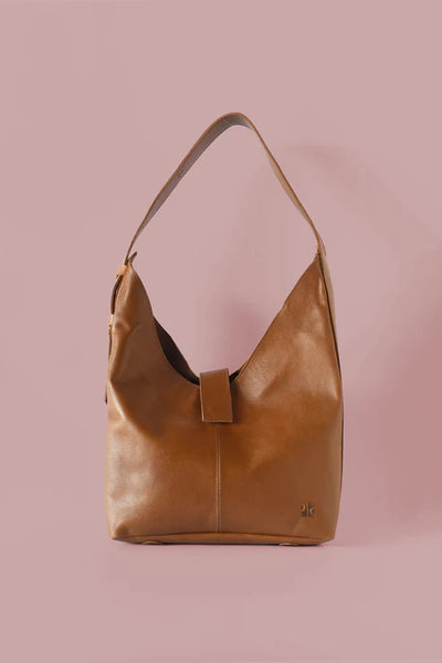 Bindle Bag - Pebbled Cognac