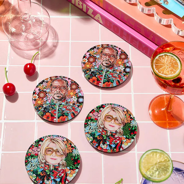 Best Buds Acrylic Drink Coaster