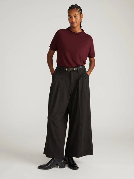 Petra Top -- Burgundy