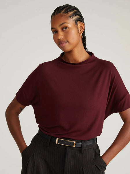 Petra Top -- Burgundy