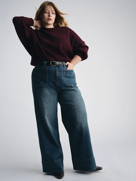 Sarah Sweater -- Burgundy