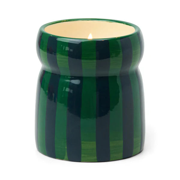 Cabana Green / Navy Candle - Balsam Fir