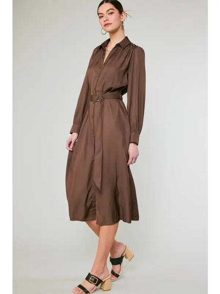 Tiffani Dress -- Mocha