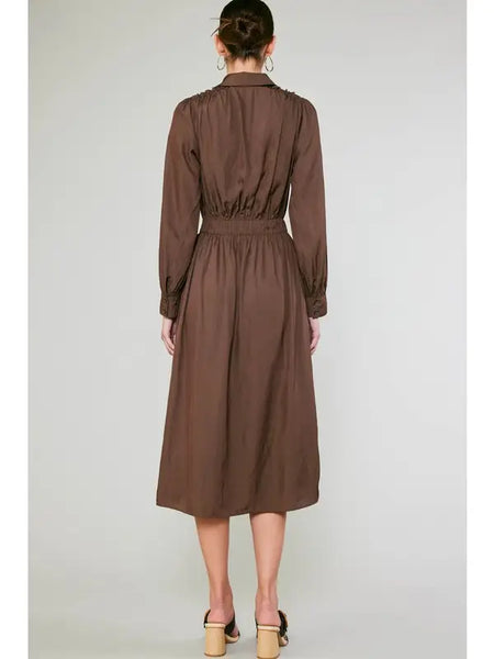 Tiffani Dress -- Mocha