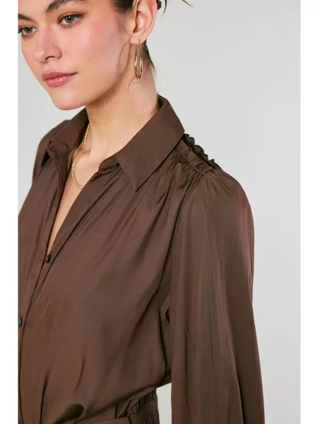 Tiffani Dress -- Mocha