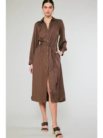 Tiffani Dress -- Mocha