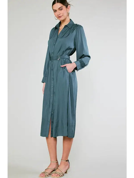 Tiffani Dress -- Emerald