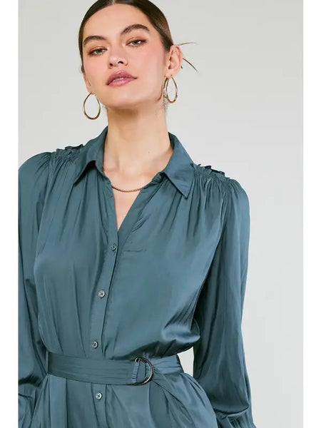 Tiffani Dress -- Emerald