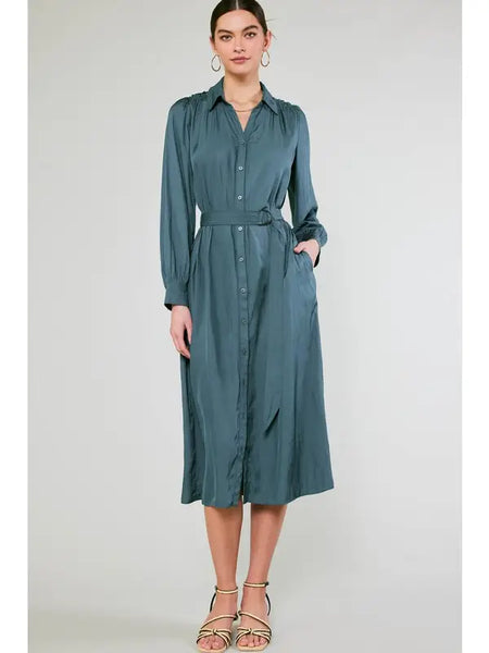 Tiffani Dress -- Emerald