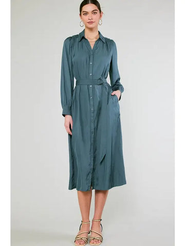 Tiffani Dress -- Emerald